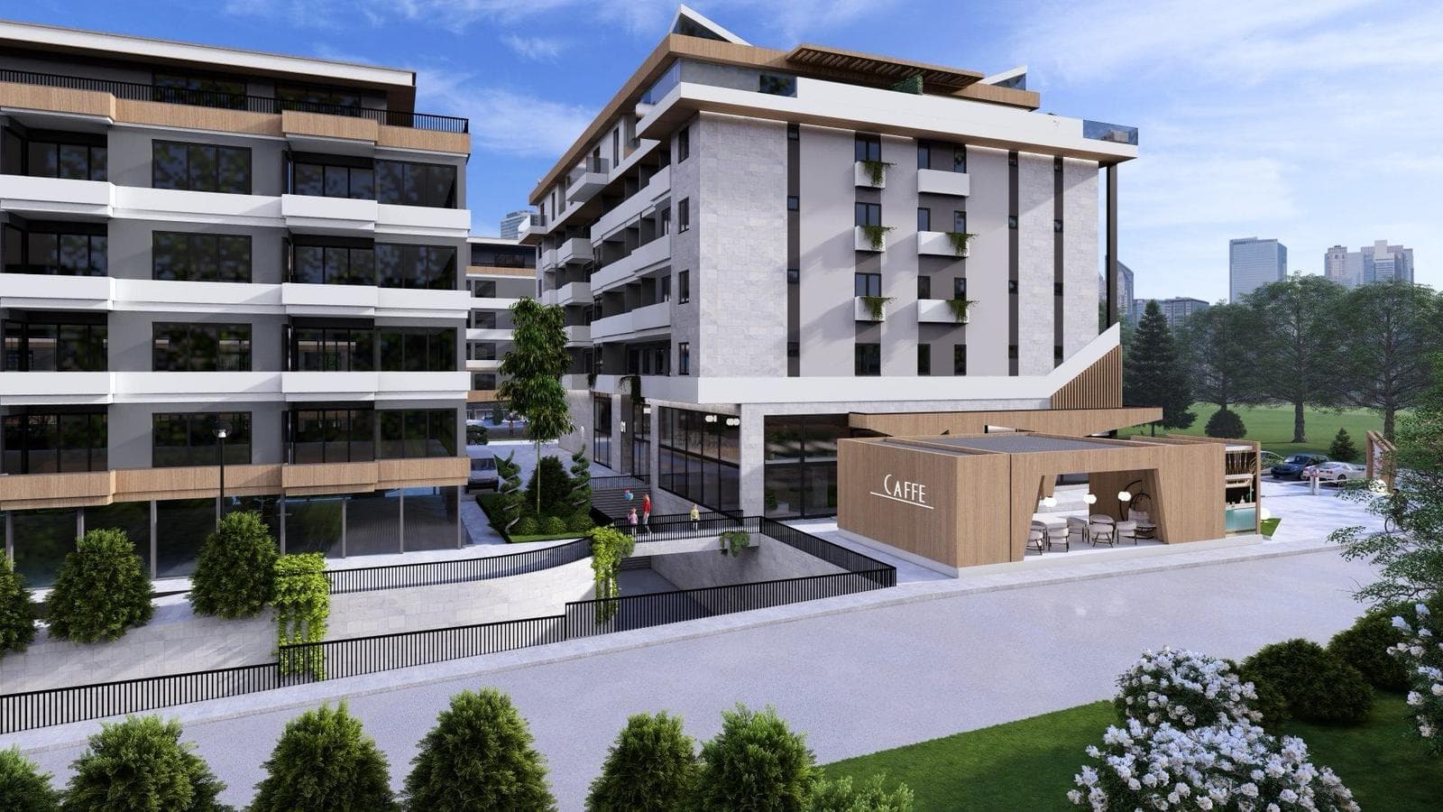 Prizemlje sa poslovnim prostorima i kafićem